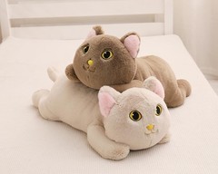 Soft 26.4in Cat Weighted Plushie – Perfect Relaxation Pillow for Kids and Adults