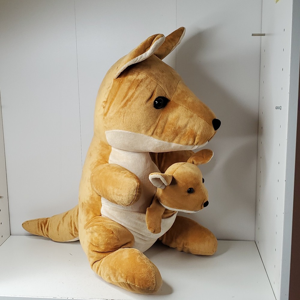 Steven Smith Kangaroo Baby Joey Jumbo Plush 20″ Stuffed Animal Hopper Australia