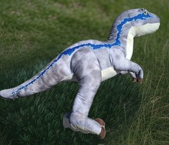 Jurassic World 40” Raptor Blue Plush Velociraptor Jumbo XL Huge Large RARE