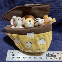 Aurora Baby Talk Noah’s Ark Soft Ark 4 Mini Plush Animals – Free Shipping- Clean