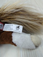 Douglas Wrangler Chestnut Brown White Horse Plush Stuffed Animal tan hair mane