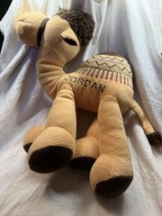 JORDAN Camel Plush Stuffed Animal Tan Brown Israel souvenir