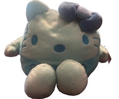 Hello Kitty Sanrio Fiesta Square 7” Cube Blue Plush Stuffed Animal Collectable