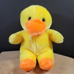 Kelly Trading International Vintage Plush Duckling Duck Yellow Orange 9″ Easter