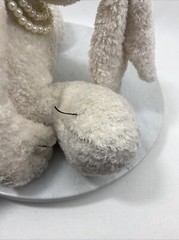 Easter Plush Image Ellis Bunny Rabbits Stuffed Mom and Baby White 11″ Tall Toys