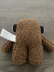Domo Brown Plush Stuffed Animal Surface