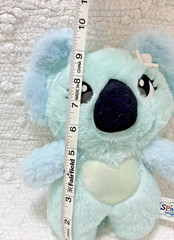 Spark Create Imagine Blue Koala Plush Stuffed Animal with Heart Belly Patch