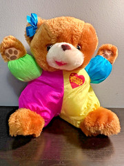 Teddy Twinkle Tunes Bear Plush Lights Musical Stuffed Animal TESTED WORKS 1996