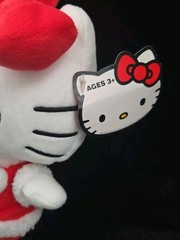 Hello Kitty Santa Mrs Claus Christmas Suit 8” Soft Plush Stuffed Toy Sanrio