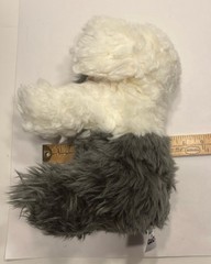 Ganz The Heritage Collection Plush Sheep Dog White and Grey Stuffed Animal