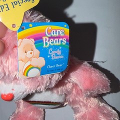 Care Bears Comfy Bears Cheer Bear Pink Rainbow Plush Special Edition NWT