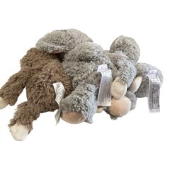 Lot Of 3 WARMIES Comfort Plush Elephant Monkey Warm Therapy Microwave Lavender