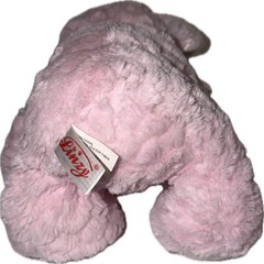 Linzy Toys Soft Pink Plush Elephant Stuffed Animal Baby Lovey Toy Stars Sen Eyes