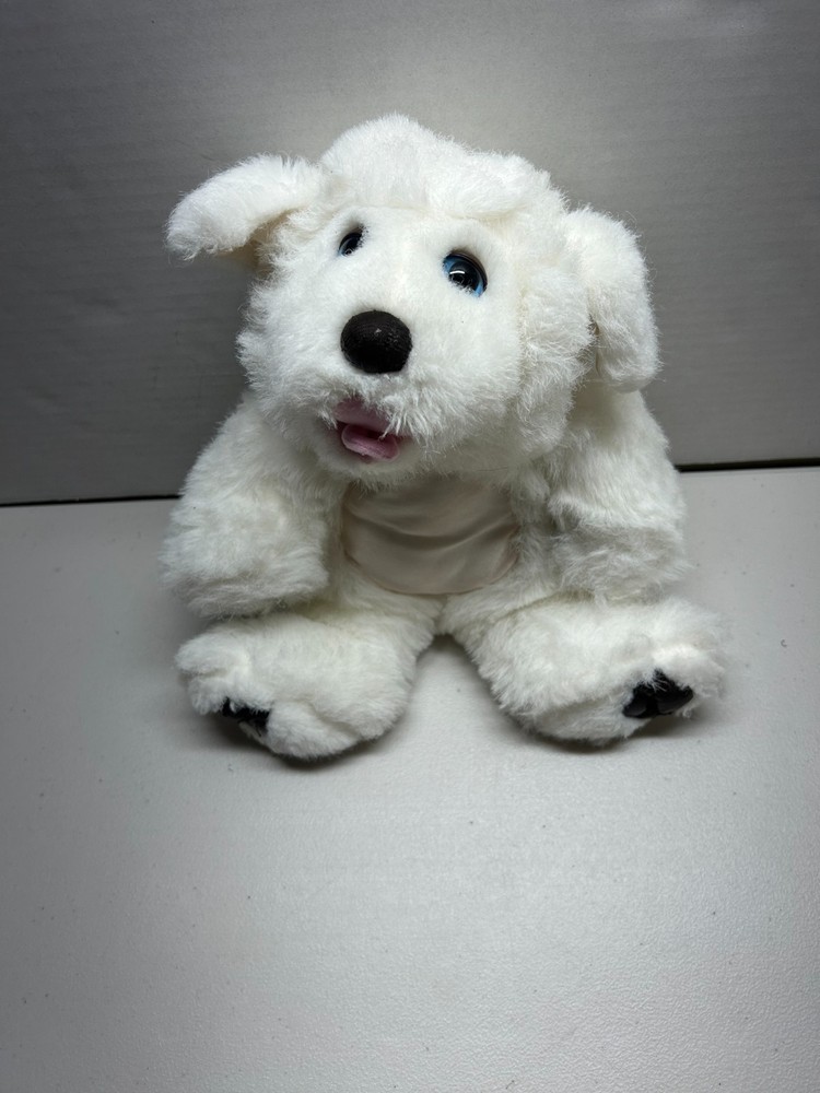 Vintage 1992 Tyco My Puppy Loves Me 13” White Dog Plush