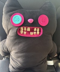 Fuggler Bigg Fuggs Black Monster Gappy McSlappy 18″ Plush Figure 2025 NWT