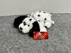 Russ Plush Dog Punch 8″ Stuffed Animal Black White