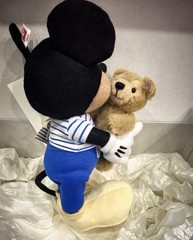 Disney X Steiff Mickey Mouse and Duffy Wool Motable Bear Limited Edition NEW
