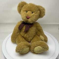 Russ Garland Gold Tinsel Teddy Bear Beanbag Plush(310-739-1)