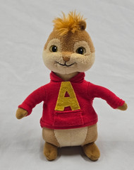 2010 Ty Alvin and the Chipmunks Alvin Beanie Babies Plush 6″