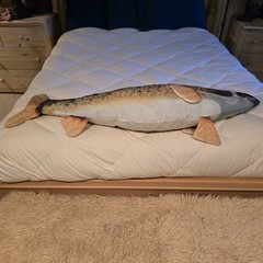 4′ Tree House Kids Giant Walleye Fish Plush Stuffed Animal Body Pillow Toy, 48″
