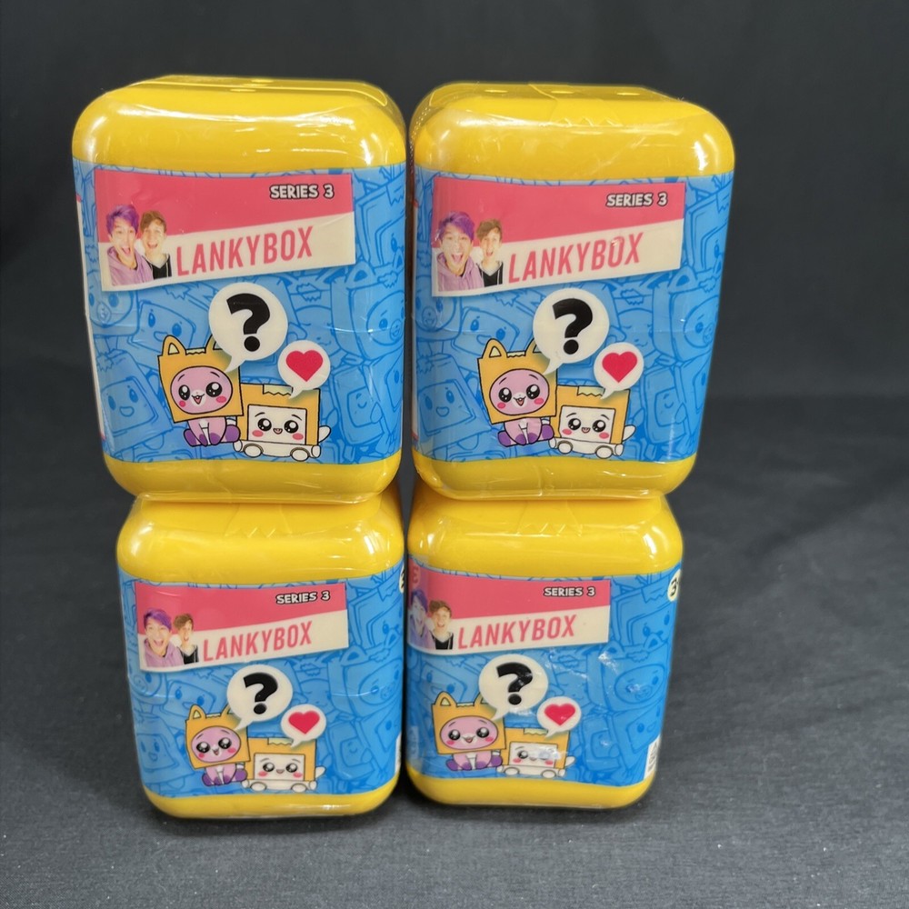 4 LANKYBOX Series 3 Mystery Mini Squishy Fig Blind Box Figure NEW 2023 Lanky Box