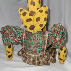 HOUSE OF LLOYD Shelf Sitter Giraffe Plush 1995 22″ When In Doubt Look Up