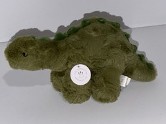 Manhattan Toy Little Jurassics Crunch Stegosaurus Dinosaur Plush Stuffed Toy