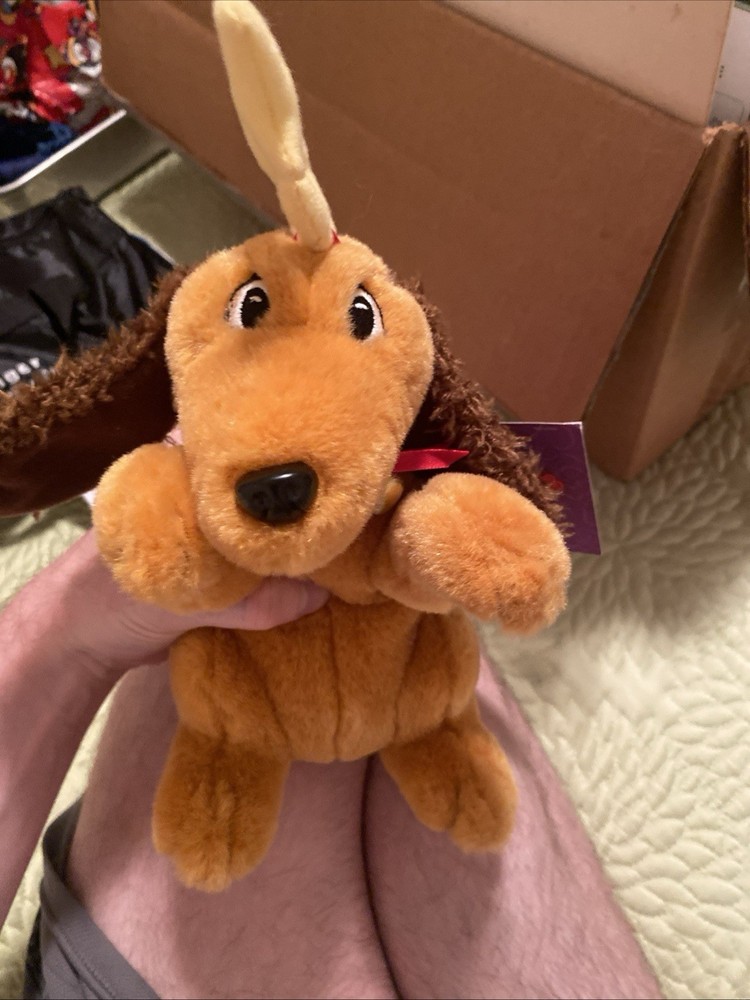 Vintg 2000 How The Grinch Stole Christmas 8 PLUSH Begging Max DOG Stuffed Animal