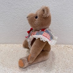 Vintage Felpa Mutzli Zurich Swiss Mohair Teddy Bear 14” Handmade Outfit
