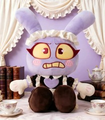 25cm New Maid Jax Plush Doll Soft Rabbit Toy Cute Stuffed Animal Kids Gift Decor