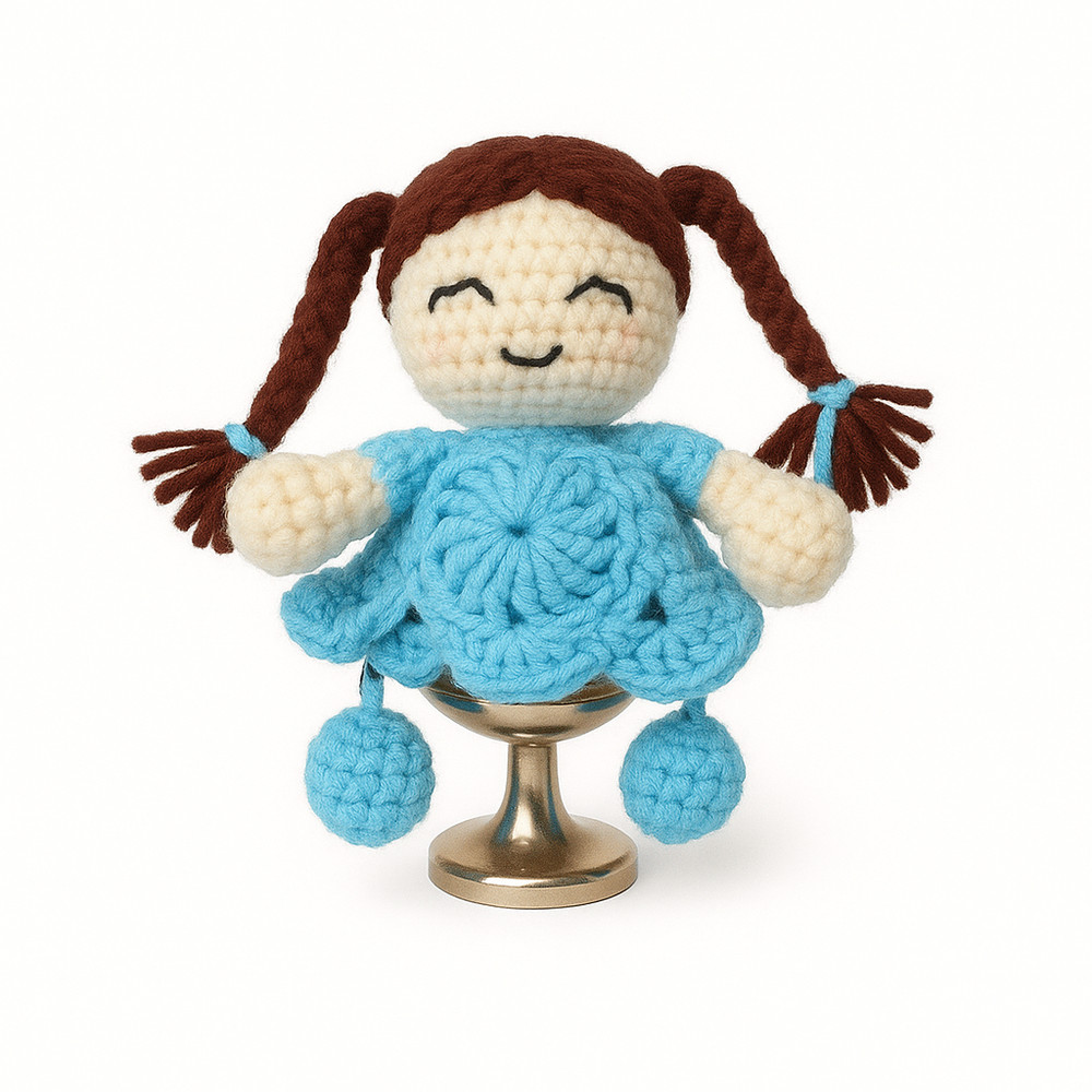 Crochet Doll for Her | Amigurumi Princess Stuffed Doll | Best Gift for Baby Girl