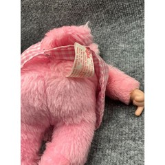 70’s Russ Berrie FELICIA Monchichi Thumb Sucker PINK Stuff Plush Girl