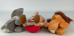 Disney Film Classics Dumbo Lady Pinocchio Vintage 7″ Plush Stuffed Bundle w TAGS