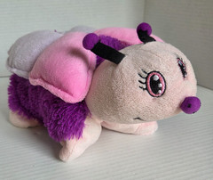 Pillow Pets Pee-Wee Fluttery Butterfly Plush Pink Purple Stuffed Animal Travel