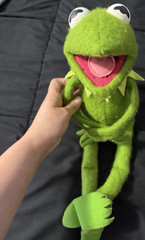Fisher-Price Muppets Kermit the Frog Plush Doll Medium 14-24 in 1976 MPN 850