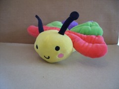 Colorful Fluttery Butterfly Soft Plush 2023 Make Believe Ideas LTD. 8”