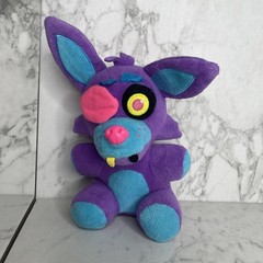 FNAF Blacklight Foxy Plush 8″ Five Nights At Freddy’s Neon Purple Variant C8