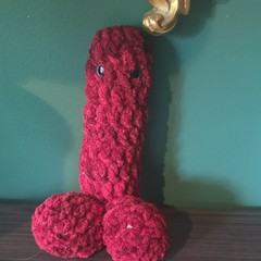 Handmade Plush Crochet Penis