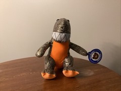 Orange and Gray A&A Global Industries Dinosaur T-Rex Plush Stuffed Animal 11″