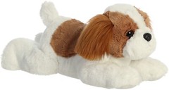 Aurora – Medium White Flopsie – 12″ Stella Shih Tzu – Adorable Stuffed Animal