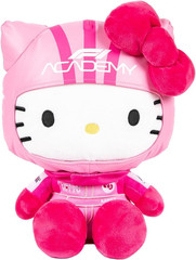 F1A X Hello Kitty Unisex Racing Plush Stuffed Animal, Pink, One Size