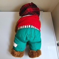 Chosun Gingerbread Cookie Bear Plush Stuffed Animal Christmas Holidays Vtg 16″