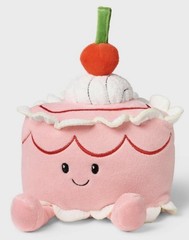 Gigglescape 6″ Heart Shaped Fancy Cake Plush Toy Soft Stuffed Animal Pink New