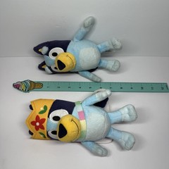 Lot of 2 Bluey 8″ Plush Stuffed Animals: Bluey & Queens Bluey Moose Toys Ludo