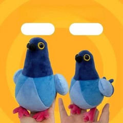 Interesting Game Anime Crazy Pigeon Plush Stuffed Toy for Birthday Gifts