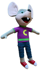 Chuck E Cheese Chuckle Pizza Mouse Doll 30-33 Inch XL Plush Rare Item