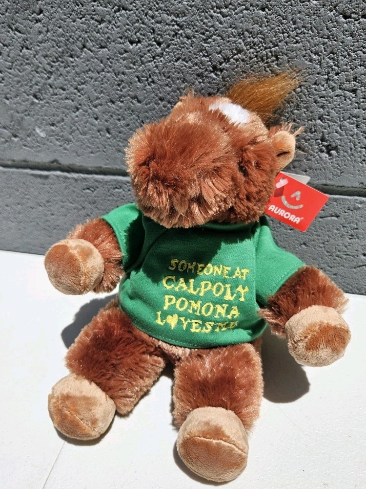Aurora Light Brown Horse With Green Shirt (SOMEONE AT CALPOLY POMONA LOVES ME)