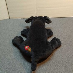 Tonka Pound Puppies Plush Dog Black 1985 Vintage Stuffed Animal Toy