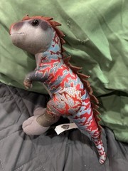 Jurassic World Park Blue Dinosaur Plush Velociraptor Indominous Rex Doll Toy