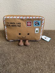 Jellycat Amuseables Letter To Santa Claus North Pole Christmas Holiday Plush Toy
